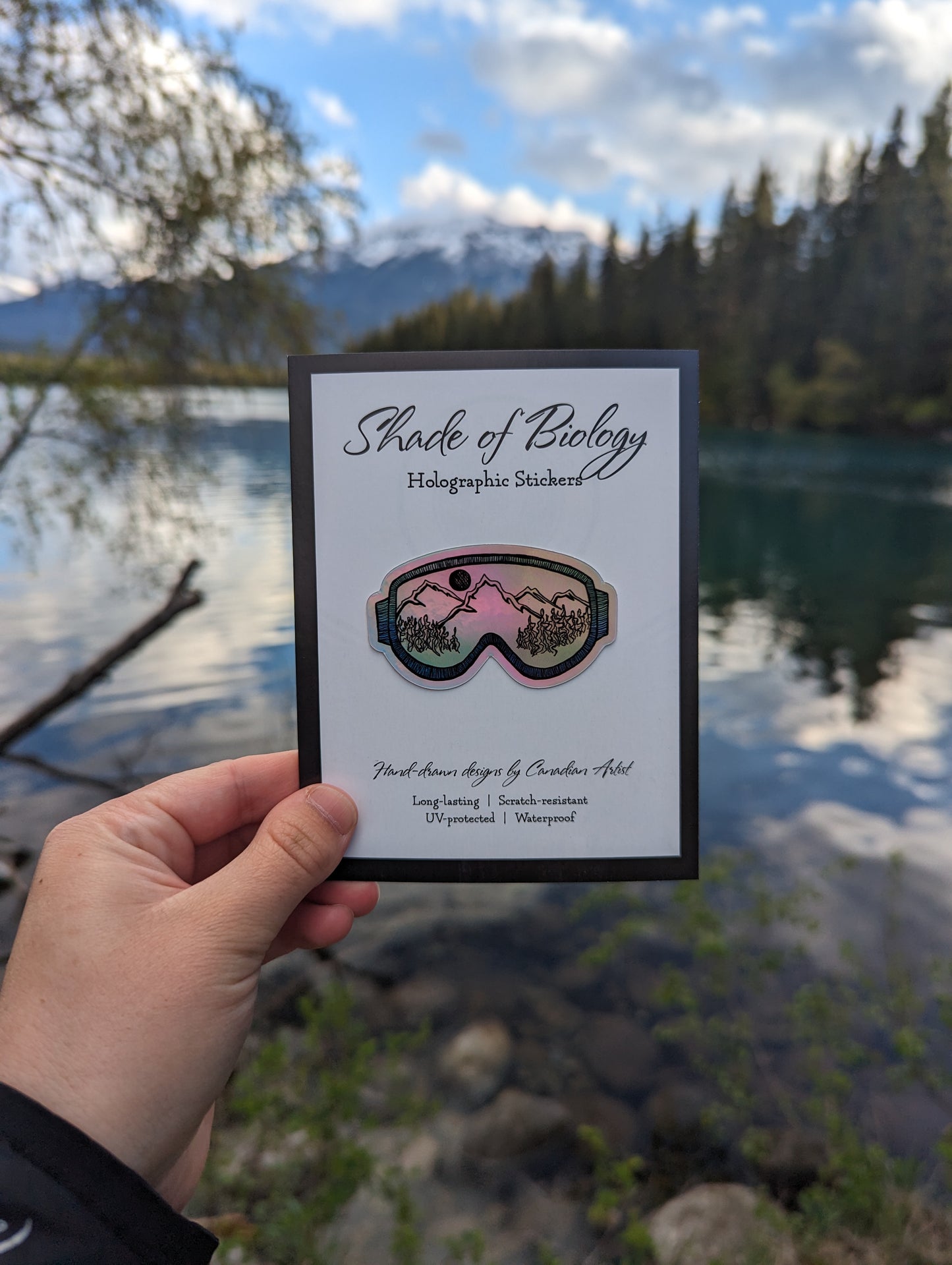 Sticker | Alpine skiing | Holographic