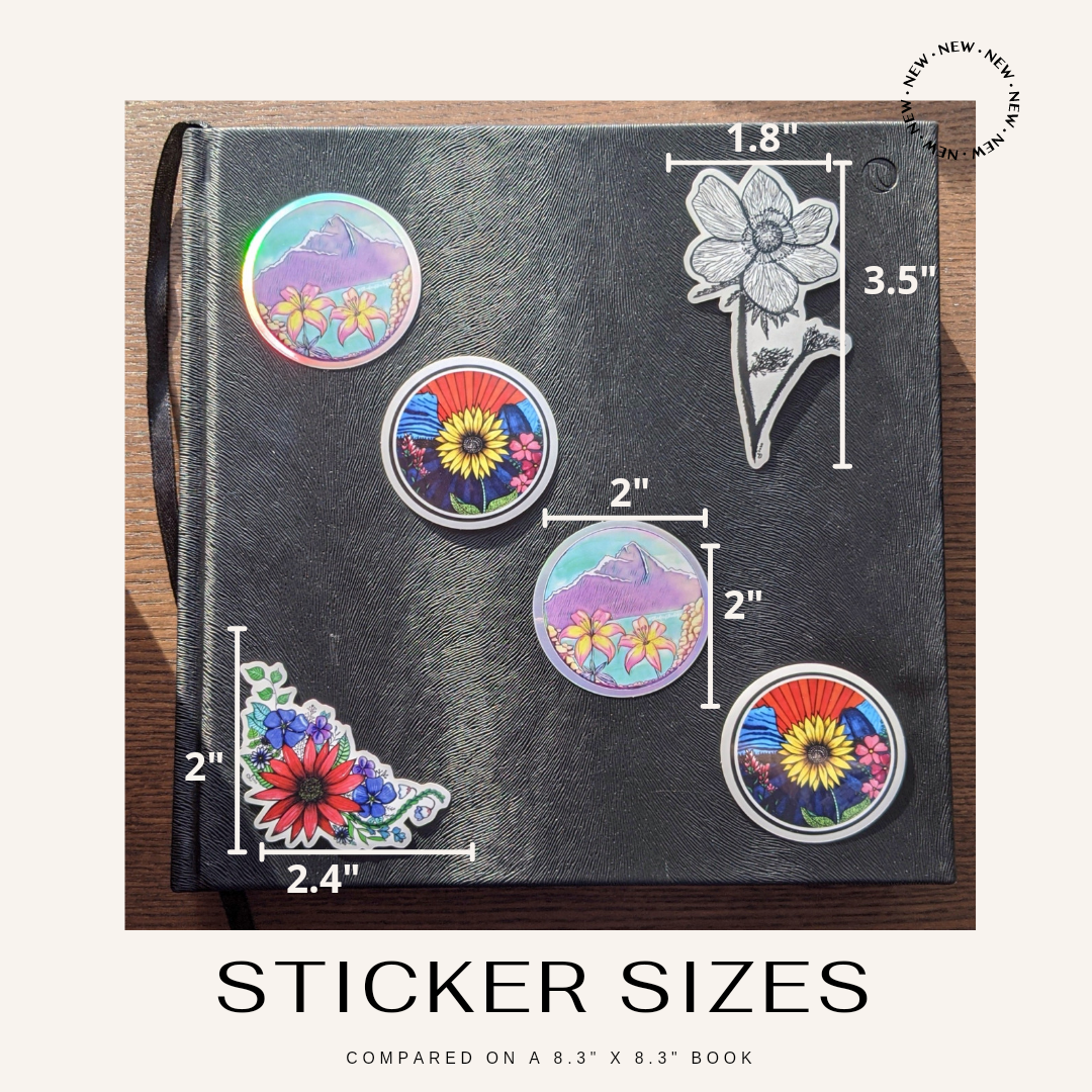 Sticker | Rosa woodsii | Wild Rose Sticker