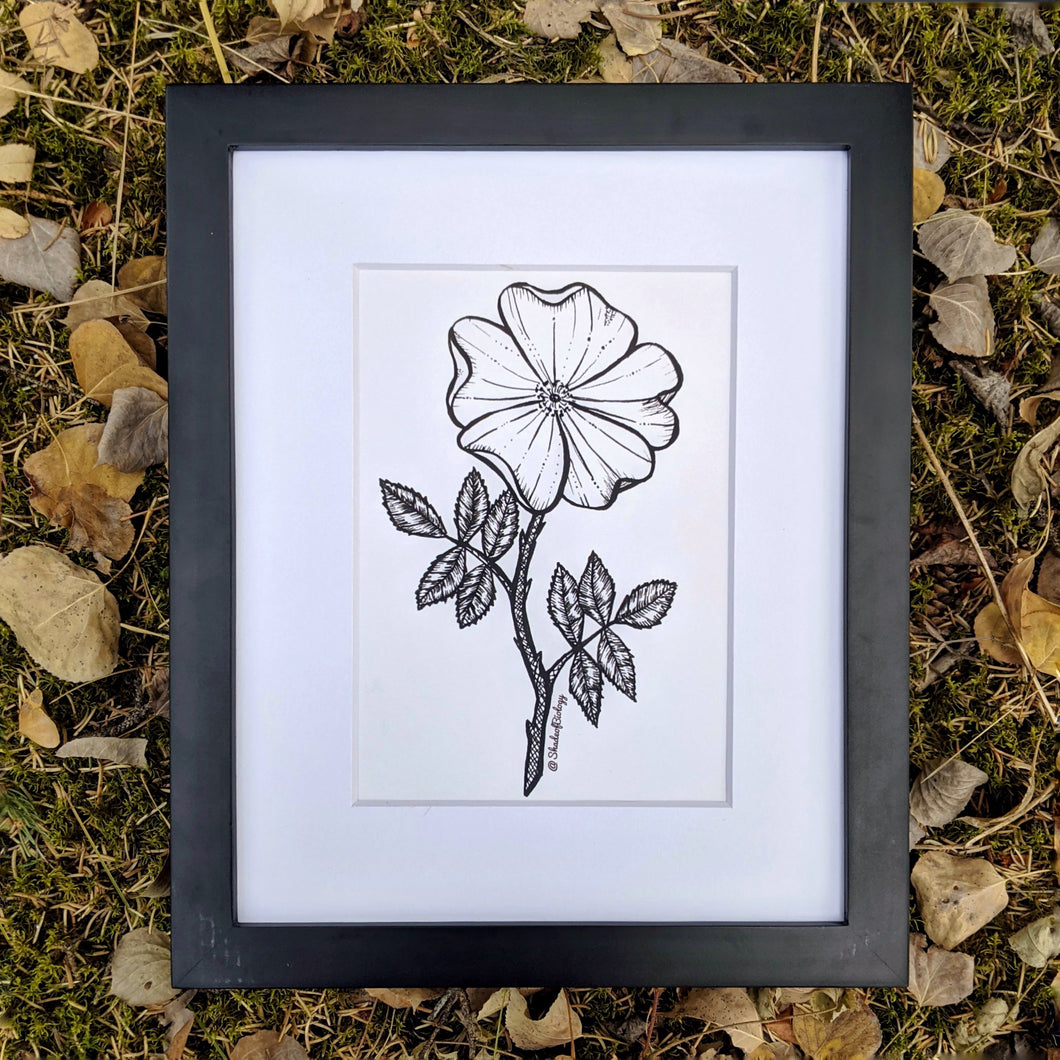 Print | Woods Rose | The Flower of Love