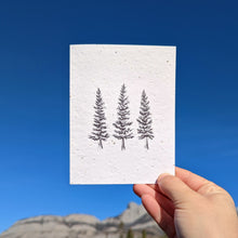 Load image into Gallery viewer, Card | Spruce Stand | Seeded Paper
